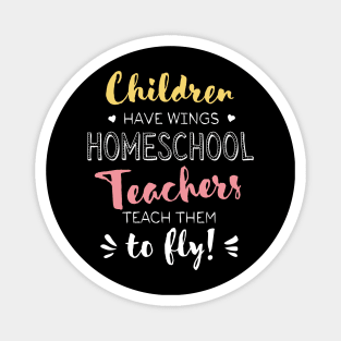 Homeschool Teacher Gifts - Beautiful Wings Quote Magnet